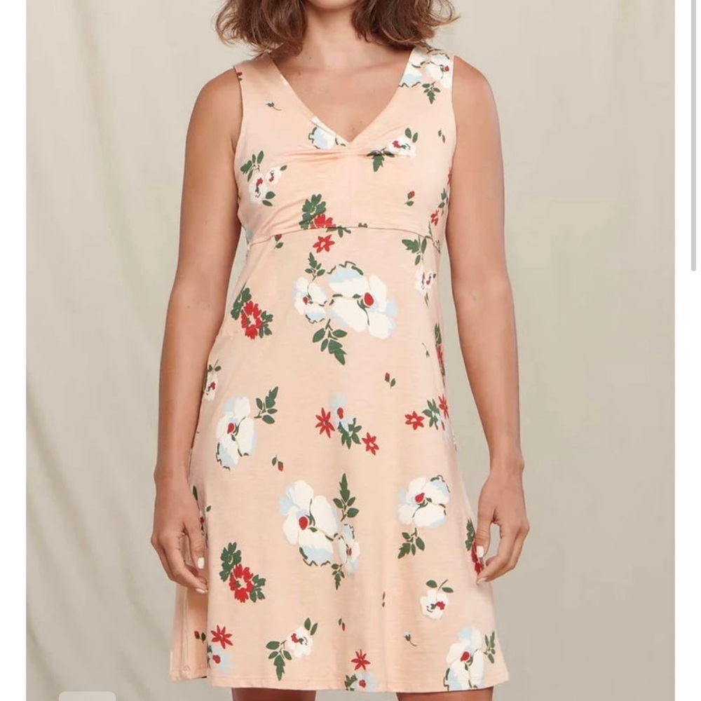 Toad And Co Rosemarie Sleeveless Dress Buckthorn Floral